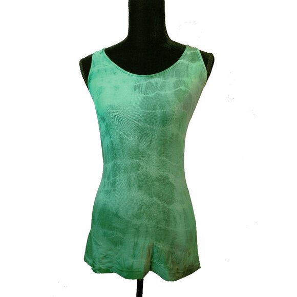 Lululemon green tie dye tank top size 6 - Picture 1 of 3